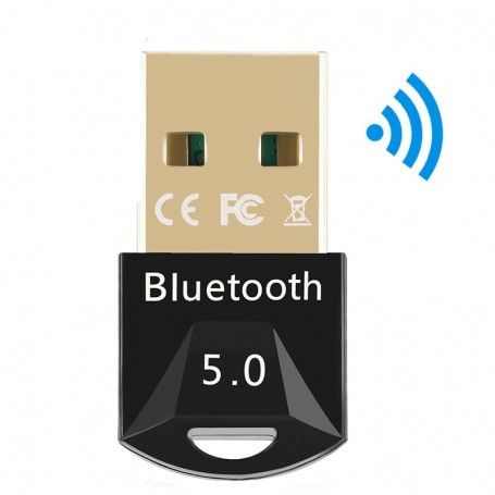 DrPhone B8 - Bluetooth 5.0 Dongle - Windows Adapter Desktop PC / Laptop BT 5.0 + EDR - Dual Modus - 2 Apparaten - 20M