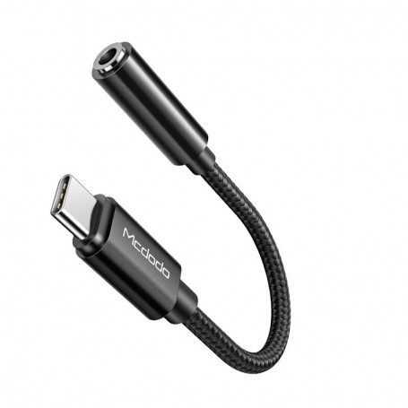 DrPhone - MCD USB-IF Certificatie - Type C naar 3.5mm DAC HIFI Audio Kabel + Bellen / Muziek / Volume Controle