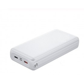 DrPhone PW3 Powerbank 30.000mAh – Snel Opladen Qualcom 3.0 - PD 3.0 USB C Power Delivery- 18W - Wit