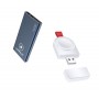 DrPhone FUSION® - Draadloze iWatch lader - Apple Watch oplader + LUXWALLET Powerbank 10.000 Mah - Wireless Travel Kit