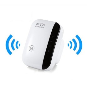 DrPhone WR1 - Wifi Range Extender- 300mbps - 2.4Ghz - High Speed Repeater - Antenne Hotspot - Wit