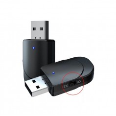 DrPhone Bluetooth Transmitter - 5.0 - Audio - Mini - 3 in 1 - 3.5mm - Draadloos- Adapter