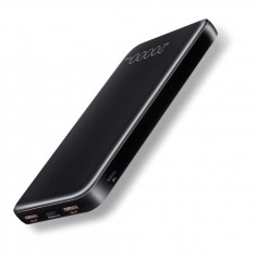 DrPhone Essager X2 – Powerbank – 20000 mAh- Supercharge – Fastcharge – Reizen – Zwart