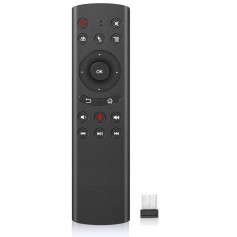 DrPhone MX5 Afstandsbediening Muis -Air Remote Mouse - 2.4G Draadloze Voice Control Sensing – 6 Axis Gyroscope – Zwart