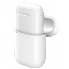 DrPhone AirPods Draadloze Oplaadhoes Wireless - Beschermhoes & geschikt voor elke Qi draadloze oplader – Wit