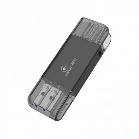 LUXWALLET APD - FlashDrive - 64GB - Extra Opslag iOS - Geen App Nodig + USB-C - Lightning - USB - Plug & Play