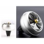 DrPhone Auto Aluminium Mini Ventilatiehouder Ventilator Luchtverfrisser Parfum in Auto - Air Conditioner met Draaiende
