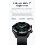 DrPhone Model Z - 454x454 Amoled Smartwatch - Always On Horloge - Bluetooth Bellen - Lokaal Audio - Oordoppen Verbinden - Zilver
