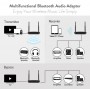 DrPhone SKYLINK MEGA - 3 in 1 Bluetooth Audio Adapter AptX - Toslink SPDIF Receiver - 80M afstand - 2 Koptelefoons - AptX