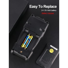 DrPhone SM2 Digitale Multimeter - Digitale display & Achtergrondverlichting – AC/DC 600V - Zwart