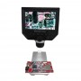 DrPhone DGM2 – Digitale Microscoop – 4.3 inch Scherm - 600X - 1080P met 3.6MP Camerasensor - 8 LED-lampjes – Metalen Standaard