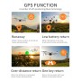 LUXWALLET Libra4 – FPV Drone Quadcopter - 25.2Km/h – WiFI GPS 1.2 KM – 2-As Gimbal - Full HD Camera + VR Bril - Oranje