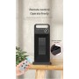 DrPhone PureHeat – Draagbare 2000W Elektrische Kachel - Keramisch Thermostaat – Draaifunctie - 10-20m² Ruimte