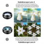 DrPhone APL6+ Smartphone Lens kit- 10 in 1 - 22x telelens, 198 ° fisheye, Groothoek/Macro/CPL/STAR/ en meer