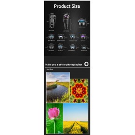 DrPhone APL6+ Smartphone Lens kit- 10 in 1 - 22x telelens, 198 ° fisheye, Groothoek/Macro/CPL/STAR/ en meer