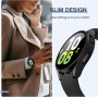 DrPhone AC6 - TPU PC Case - Bescherm Cover - Geschikt voor Galaxy Watch 5 44mm - Ingebouwde Screen Protector – Zwart