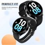 DrPhone AC6 - TPU PC Case - Bescherm Cover - Geschikt voor Galaxy Watch 5 44mm - Ingebouwde Screen Protector – Zwart