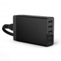 DrPhone WL14 40W 5-Poorten Multi USB Poorten – USB Oplader – 2.4A Per Poort - Slim Opladen - Zwart