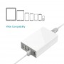DrPhone WL14 40W 5-Poorten Multi USB Poorten – USB Oplader – 2.4A Per Poort - Slim Opladen - Zwart