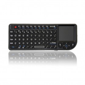 ELEMENTEY KB4 2.4Ghz USB Mini Draadloze Toetsenbord met TouchPad Muis -Zwart