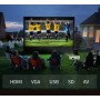 ELEMENTKEY BEAM12 - Android 9.0 Beamer Mediaspeler - Projector 6500 Lumen - Native Full Hd 1080P - 5Ghz WiFi + Dolby - Zwart