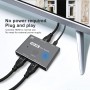 DrPhone HS4 HDMI 2.1 Ultra HD 8K@60Hz 4K@120Hz -HDMI Switch - 48Gbps - Handmatige Schakelaar – 2 IN 1 OUT - Splitter – Grijs