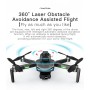 LUXWALLET OMEGA X DODGE - 45 km/h - GPS Drone - Obstakel Ontwijking Sensor - FPV WiFi 5Ghz - Micro SD - 2x Camera - 3-As Gimbal