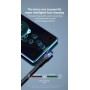 DrPhone SC6 6A 66W USB Type C Kabel – 90° Haakse Oplaadkabel – SuperCharge - Geschikt Voor SGP - 1M - Zwart