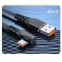 DrPhone SC6 6A 66W USB Type C Kabel – 90° Haakse Oplaadkabel – SuperCharge - Geschikt Voor SGP - 3M - Zwart