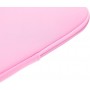 DrPhone SLV1 Universele 15.6 Inch Laptop Sleeve - Zachte Hoes met ritssluiting - Draagtas – Roze