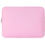 DrPhone SLV1 Universele 15.6 Inch Laptop Sleeve - Zachte Hoes met ritssluiting - Draagtas – Roze