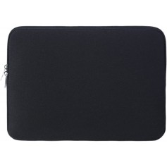 DrPhone SLV1 Universele 15.6 Inch Laptop Sleeve - Zachte Hoes met ritssluiting - Draagtas – Zwart