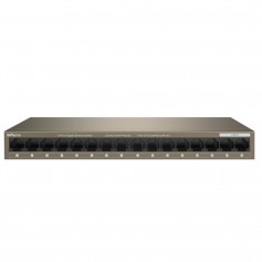 DrPhone ZSX7 – 16 Poorten Gigabit Ethernet Switch – Energiebesparend – 6Kv Schokbestendige Ethernet Switch – Grijs