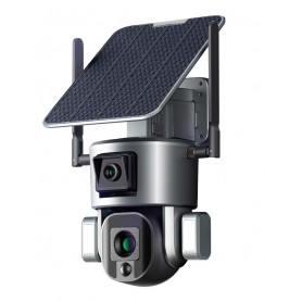 DrPhone SolarX - 2,4GHz - Camera – 4K UHD 8MP – 10X Zoom – Pan / Tilt – Zonne Energie – Audio – Beveiligingscamera