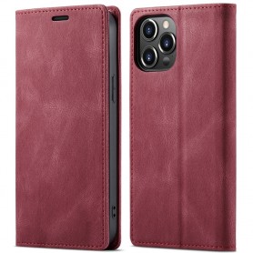 DrPhone FPV1 – Flip Cover Hoesje – Hoesje Met Magnetische Sluiting – Hoesje Met 2 Kaartsleuven – Geschikt Voor IPhone 14 - Zwart