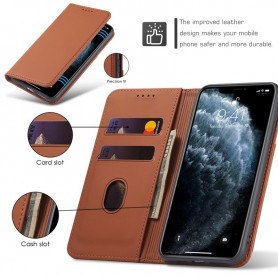 DrPhone FPC1 – Flip Cover Hoesje – Magnetische Sluiting – 3 Kaartsleuven – Compatibel Met IPhone 14 Plus – Zwart