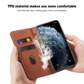 DrPhone FPC1 – Flip Cover Hoesje – Magnetische Sluiting – 3 Kaartsleuven – Compatibel Met IPhone 14 Plus – Zwart