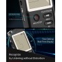 DrPhone MIC1 - Digitale Voice Recorder - Spraakrecorder - Audio Opneemfunctie - Draagbaar - Helder Geluid -Zwart