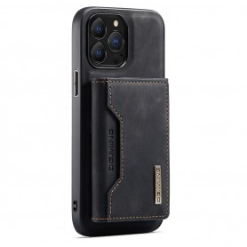 DrPhone BCH1 – Back Cover Hoesje Met Afneembare portemonnee – 8 Kaartsleuven – Geschikt IPhone 13 Pro - Zwart