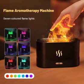 DrPhone Atmosphere1 – Aroma Luchtbevochtiger – Stille Rustgevende Luchtbevochtiger Met Ledverlichting - Wit