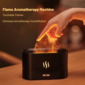 DrPhone Atmosphere1 – Aroma Luchtbevochtiger – Stille Rustgevende Luchtbevochtiger Met Ledverlichting - Wit