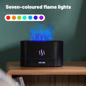 DrPhone Atmosphere1 – Aroma Luchtbevochtiger – Stille Rustgevende Luchtbevochtiger Met Ledverlichting - Wit