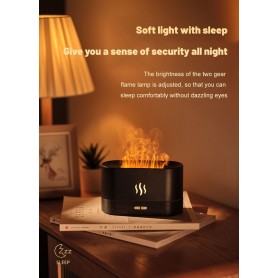 DrPhone Atmosphere1 – Aroma Luchtbevochtiger – Stille Rustgevende Luchtbevochtiger Met Ledverlichting - Wit