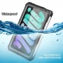 DrPhone SB1 Waterdichte IP68 Hoes – Geschikt voor iPad Mini 6 - Full-body - Schokbestendige Bescherm Case -Zwart