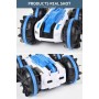 DrPhone AmphiX1 – 1:20 Bestuurbare Stunt Auto – Waterdichte Amfibische Auto – RC Auto – 2,4 GHZ Bestuurbare Auto – Blauw/Wit