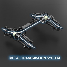 DrPhone RCX4 - RC 1:16 Auto 4WD – 55 km/h Bestuurbare Hyper Buggy – 4WD Buggy Met 2,4GHZ Controller – Rood