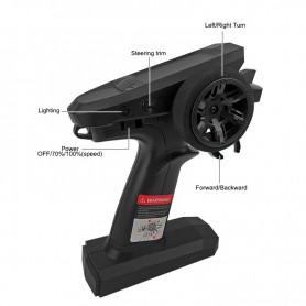 DrPhone RCX4 - RC 1:16 Auto 4WD – 55 km/h Bestuurbare Hyper Buggy – 4WD Buggy Met 2,4GHZ Controller – Rood