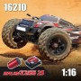 DrPhone RCX4 - RC 1:16 Auto 4WD – 55 km/h Bestuurbare Hyper Buggy – 4WD Buggy Met 2,4GHZ Controller – Rood