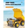 DrPhone RCDT - RC 1:24 Dump Truck – 9 Kanaal Dump Truck – Bestuurbare Mini Dump Truck – Radio Control Dump Truck - Geel