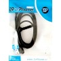 DrPhone MDD Series Lightning Oplaadkabel 2.4A – Oplaadsnoer - 90 graden Haaks Nylon Gevlochten Kabel & Data syncronisatie - 0.5M